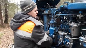 Снимаю ТНВД с Мтз-82 , нашел где текёт гидравлика.