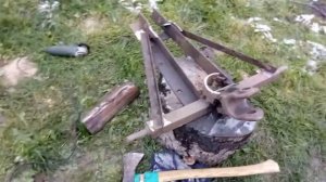 Навеска на трактор т 40 для штабелирования леса