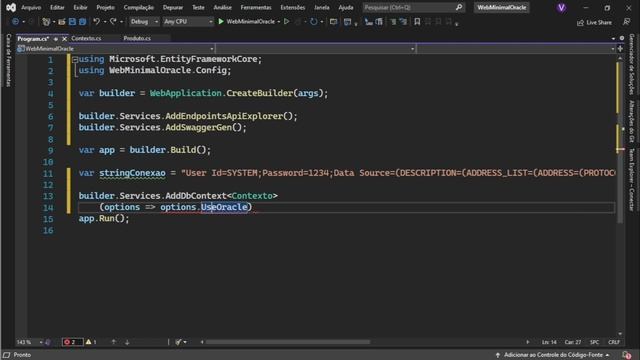MINIMAL APIs COM ***ORACLE*** ( .NET6 C# ) VISUAL STUDIO 2022 смотреть онлайн
