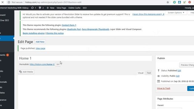How To Edit Wordpress Home Page - BeTheme Tutorial смотреть онлайн
