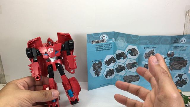 Transformers RID Combiner Force Activator Sideswipe & Great Byte Chefatron Review смотреть онлайн