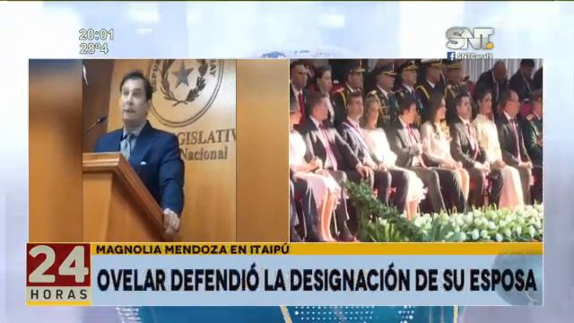 Ovelar defendió la designación de su esposa смотреть онлайн