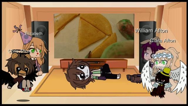 The Afton Family Reacts To Howtobasic || Gacha Club ||