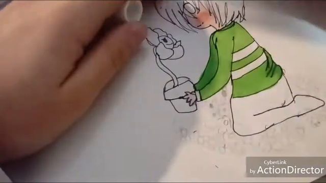 "Best Friends Forever" Undertale SpeedDraw/FanArt (Pacifist) смотреть онлайн