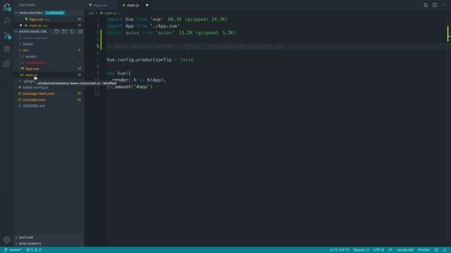 Cleanly Setting Axios Base URL смотреть онлайн
