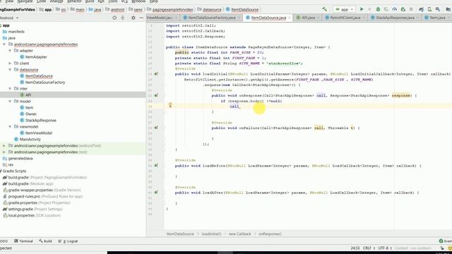 Manage infinite List with Recyclerview and Paging library Tutorial in Hindi #36 смотреть онлайн
