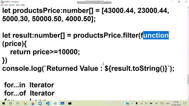 Typescript 43..what is Array in Typescript.. смотреть онлайн