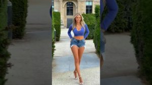 Джинсовые мини шорты | челлендж переодевание приколы 2024 | красотка танцует