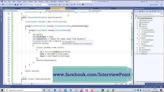 ASP.Net Core 3.1 CRUD Operations with Oracle DB | CRUD Operations in ASP.Net Core with Oracle Part- смотреть онлайн
