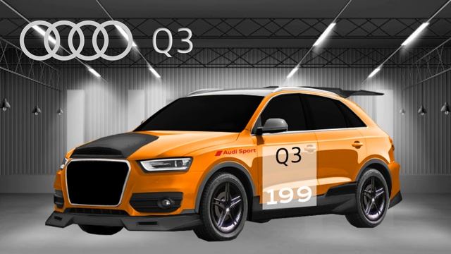 My 2013 JDM Tuning Car Project 199: Audi Q3 2.0 TFSI quattro (RS Q3) смотреть онлайн