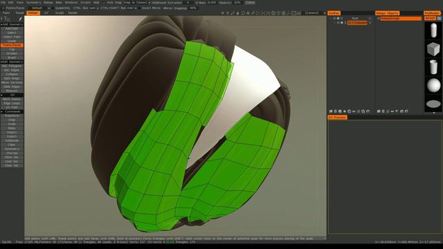 [ZBrush] Module 7 - Game Character Creation - 3. Hair Retopology Time Lapse смотреть онлайн