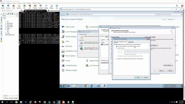Mail Server SMTP 587 Port with SASL and TLS смотреть онлайн