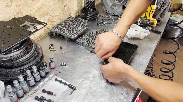 Дефектовка АКПП V5A51 Mitsubishi Pajero и дефектовка,сборка АКПП A6LF1 Hyundai Santa Fe смотреть онлайн