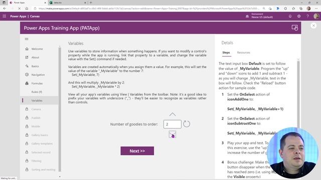 Power Apps Variables смотреть онлайн