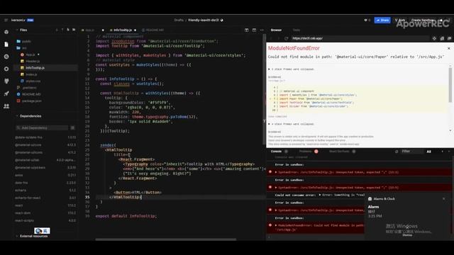 mWeather project part2 (react + material-ui + echart + rapidapi) смотреть онлайн