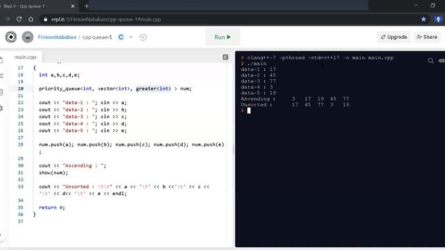 Priority Queue (C++) and Greedy Algorithm Implementation смотреть онлайн