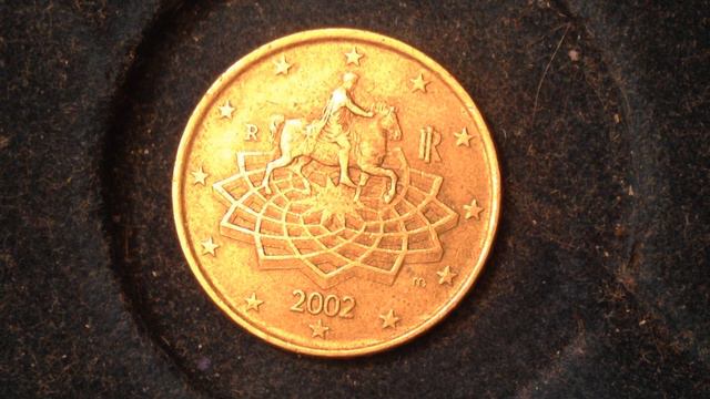 50 Euro Cent Coin Of Italy Dated 2002 смотреть онлайн