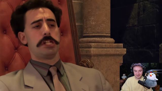 Borat is in Resident Evil 4 Remake || Bawkbasoup Reacts смотреть онлайн