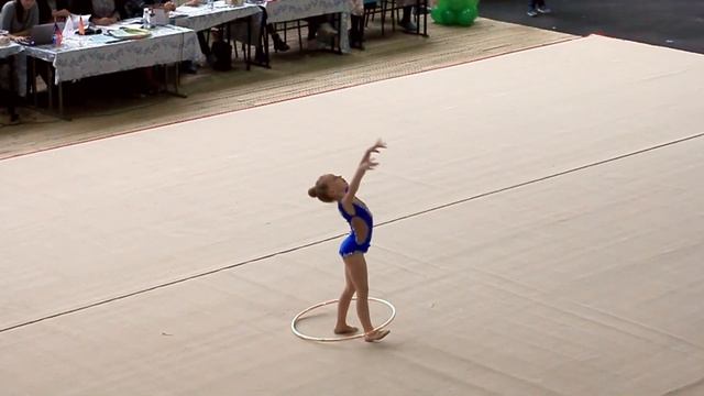 Алла Гетман. Обруч. Первенство Шахтерска смотреть онлайн