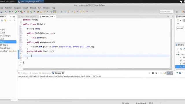 JAVA finalize смотреть онлайн