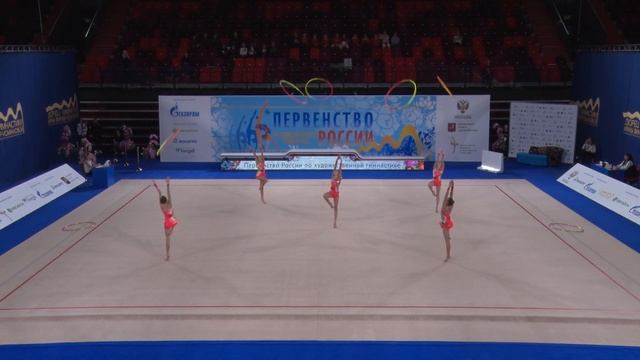 Команда Москвы Первенство России 2020, 5 обручей смотреть онлайн