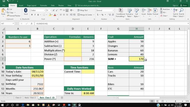 Microsoft Excel In English Part-2 смотреть онлайн