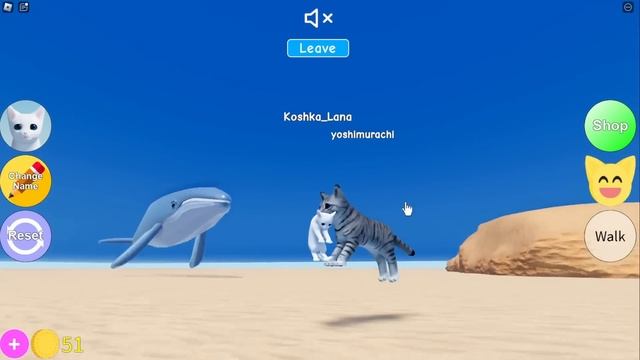 СТАЛА КОТЁНКОМ НА ДЕНЬ КОШЕК В РОБЛОКСЕ! Roblox Kitten Game смотреть онлайн