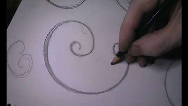 Drawing Practice For Hand Engraving. Improving Your Scrollwork Spirals