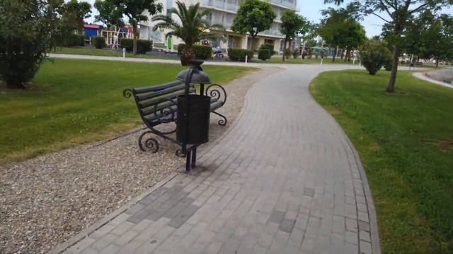 Сочи. Адлер. Имеретинская набережная. Обзор отеля Сочи парк. Часть 1 смотреть онлайн