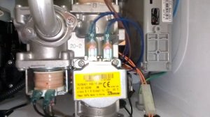 Как снять любую деталь, на газовом котле Навьен Делюкс С Comfort.