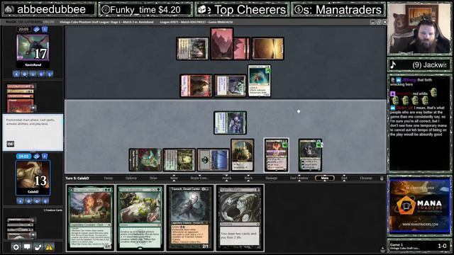Going Green FOR THE WIN! | Vintage Cube | MTGO смотреть онлайн