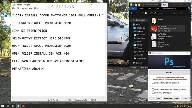 Cara Install Adobe Photoshop 2020 Update Terbaru смотреть онлайн