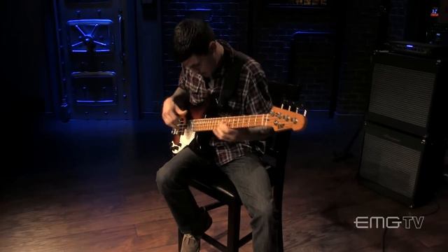 Evan Brewer plays solo bass piece, Vertigo live on EMGtv смотреть онлайн