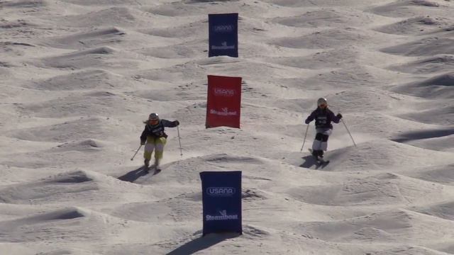 Aurora Amundsen v Sabrina Cass US Freestyle National Championships Dual Moguls 4 1 17 смотреть онлайн