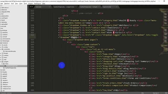 [Yii2 Framework] Frontend template Widget layout смотреть онлайн