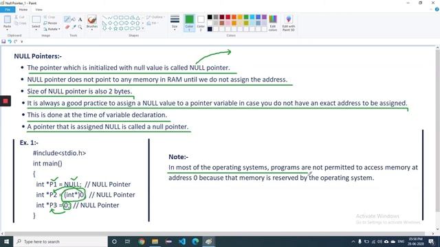 What is Null Pointer in C Language and How to use it - Lecture 24 | Hindi Tutorial by Manoj Kumar смотреть онлайн