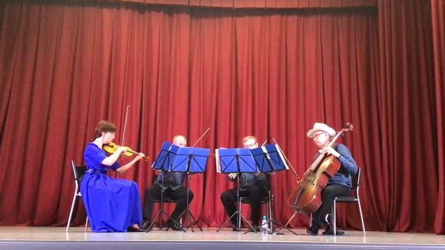 Квартет "Вернисаж" Quartet Vernissage Д.Гершвин Любимый мой Gershwin The Man I Love смотреть онлайн