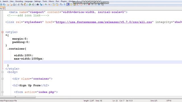 Sign Up Form HTML CSS.. смотреть онлайн
