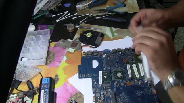 Fan cleaning laptop. Disassembly Acer Aspire 5738Z. Разборка, чистка кулера Acer Aspire 5738Z. смотреть онлайн