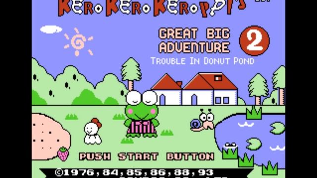 Kero Kero Keroppi no Daibouken 2 - Donuts Ike ha Oosawagi! Music from Stage 1 NES Famicom смотреть онлайн