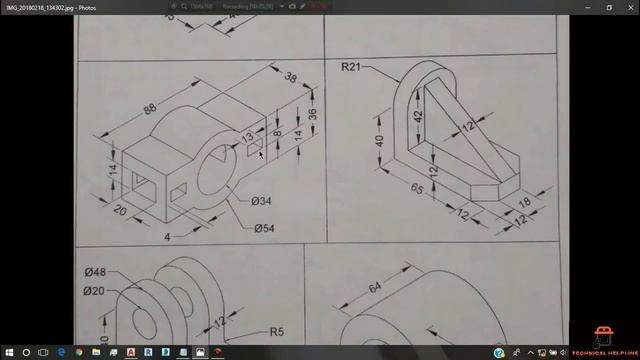 autocad part 45 isometric drawings and aligned dimensions part 6 смотреть онлайн