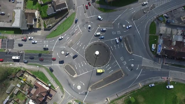 The Magic Roundabout Timelapse (Drone Footage) смотреть онлайн
