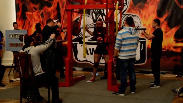 1й подход присед 180кг (не зачет) КУ AWPC 2016 смотреть онлайн