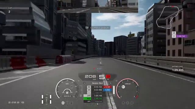 GT Sport - 350Z @ Tokyo 1:29.5 смотреть онлайн
