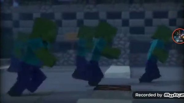 Клип Бада Бум Minecraft server Hypixel mini game zombie