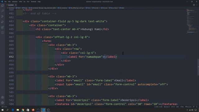 Tutorial Bootstrap 5 : Form | Membuat Form Menggunakan Bootstrap смотреть онлайн