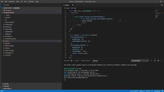 React Native Tutorial | Hello world | Hind/Urdu смотреть онлайн
