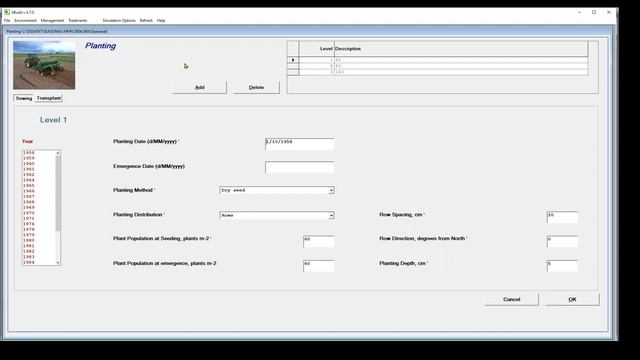 How to create a DSSAT simulation смотреть онлайн