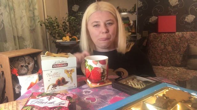 МУКБАНГ СО СЛАДОСТЯМИ С ПОСЫЛКИ | MUKBANG #SaykaMazayka