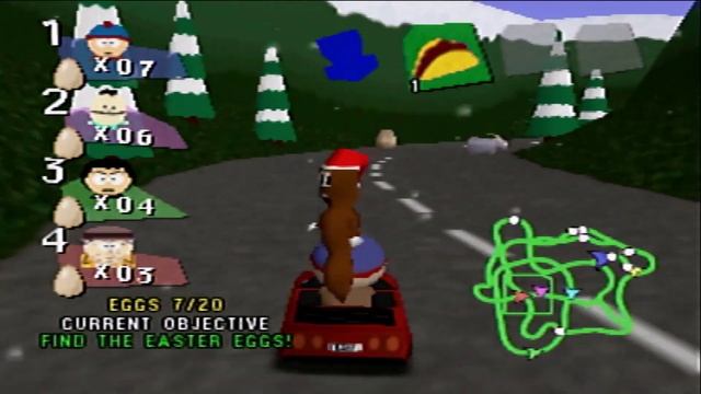 South Park Rally 100% Nintendo 64 Walkthrough (Easter Day) смотреть онлайн